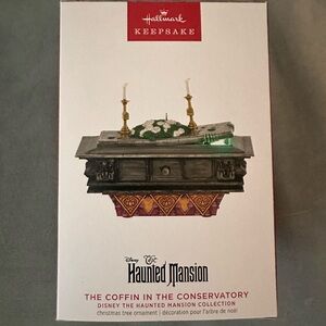 Hallmark Haunted Mansion The Coffin in the Conservatory Ornament
